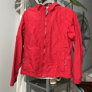 Red Columbia jacket